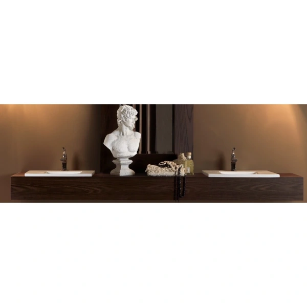 Раковина встраиваемая сверху (55х47) Kerasan Bentley 394201*1 белый