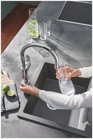 Смеситель для кухни с фильтром Grohe Blue Pure Eurosmart 30499 000 (30499000) хром Смеситель для кухни с фильтром Grohe Blue Pure Eurosmart 30499 000 (30499000) хром