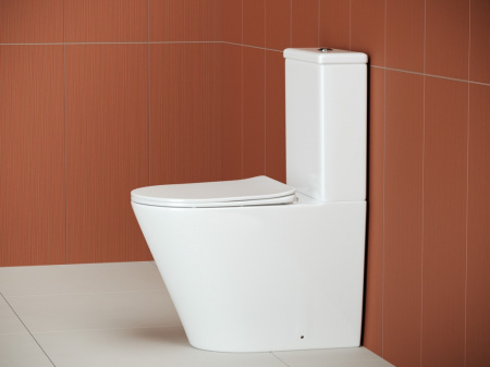 Напольный пристенный унитаз Ceramica Nova Highlight Rimless CN1802