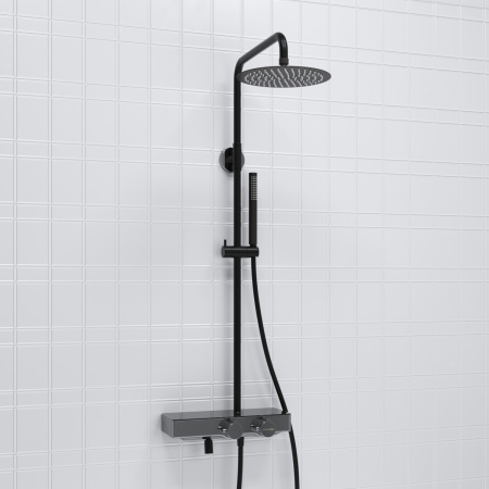 Душевая система WasserKRAFT A114.258.217.CB Thermo