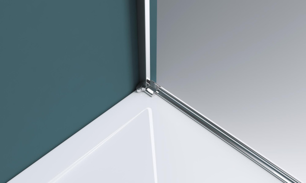 Душевая дверь (100х195) BelBagno KRAFT-B-12-60/40-C-Cr-R