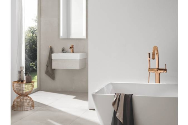 Смеситель для ванны (напольный мотаж) GROHE Grandera 23318 DA0 (23318DA0) теплый закат глянец