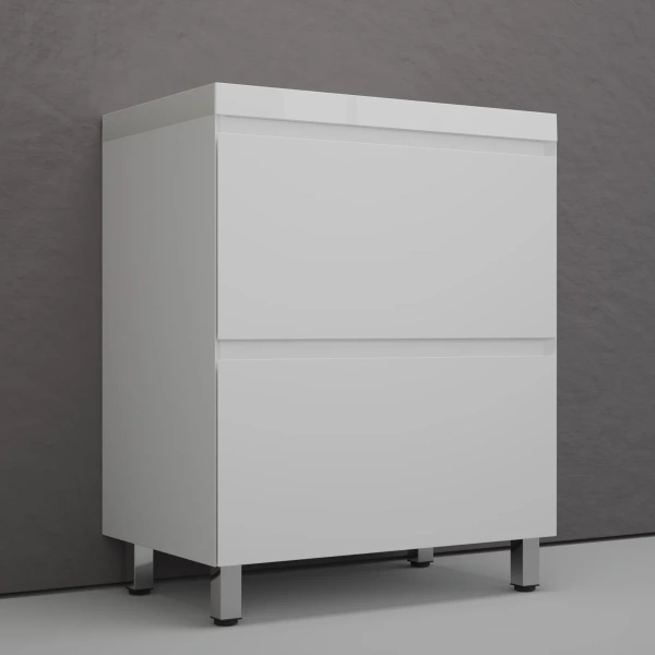 Тумба напольная без раковины 70 см Style Line Манхэттен ЛС-00002374 белый матовый