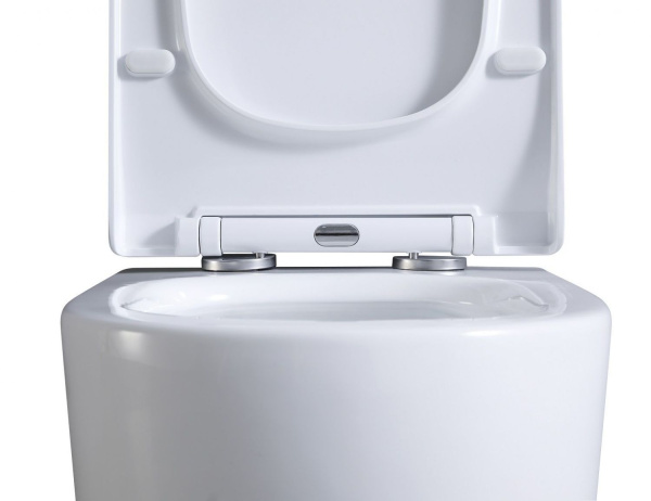 Унитаз подвесной безободковый Art&Max Verona AM012CHRT/SC микролифт