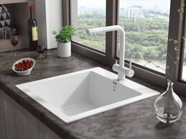 Смеситель для кухни с подключением к фильтру  Paulmark Skalen Sk213020-431