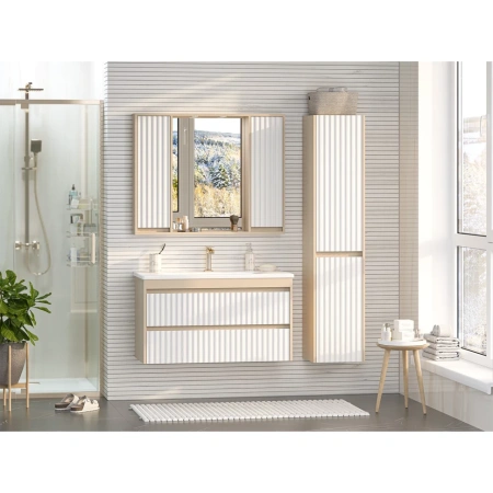 Тумба с раковиной Brevita Balaton 100 УТ000023726