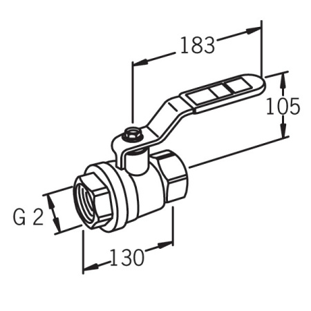 Шаровой кран Oras 400050