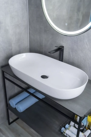 Раковина накладная (81х41) Gid N9348