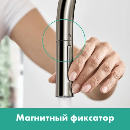 Смеситель для кухни с выдвижным изливом Hansgrohe Talis M54 2jet 72800000 хром