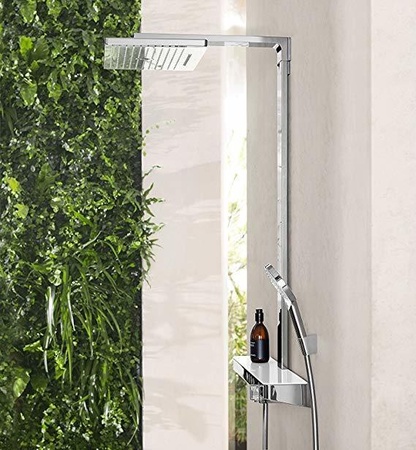 Душевая система с термостатом Hansgrohe Raindance Select E 360 1jet ST Showerpipe 27288400 белый/хром