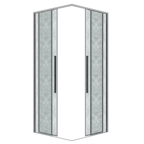 Душевая дверь (70х195) Grossman Galaxy 1/2.K33.01.70.10.02, раздвижная