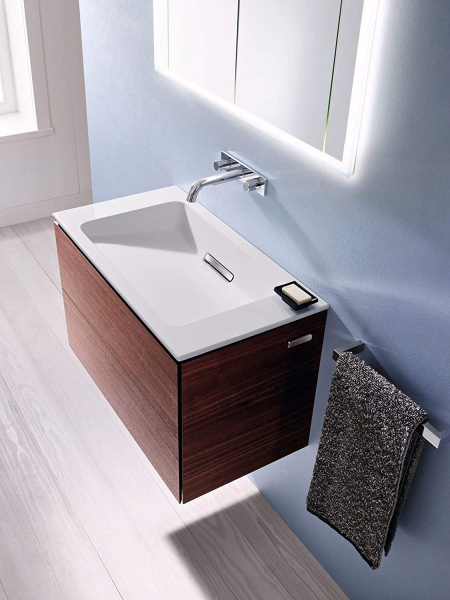 Тумба под раковинуGeberit ONE, 104.5см, Черный орех, 500.386.00.1