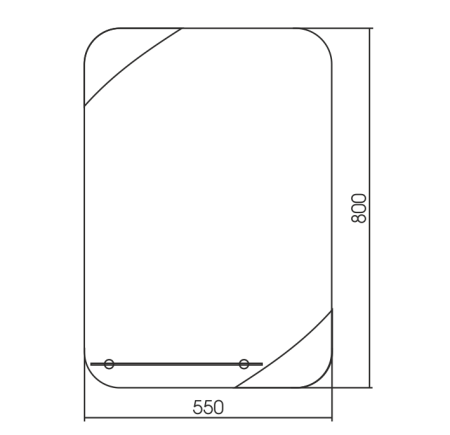 Зеркало (55х80) Silver Mirrors  Аргус ФР-00002362
