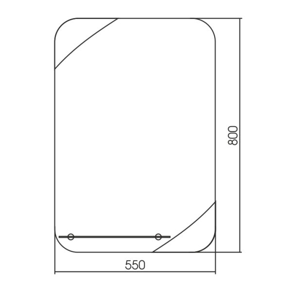 Зеркало (55х80) Silver Mirrors  Аргус ФР-00002362