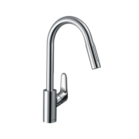Смеситель для кухни с выдвижным изливом Hansgrohe Focus M41 31815000 хром