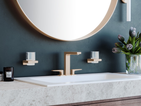 Стакан для зубных щеток Hansgrohe AddStoris 41749140 шлифованная бронза