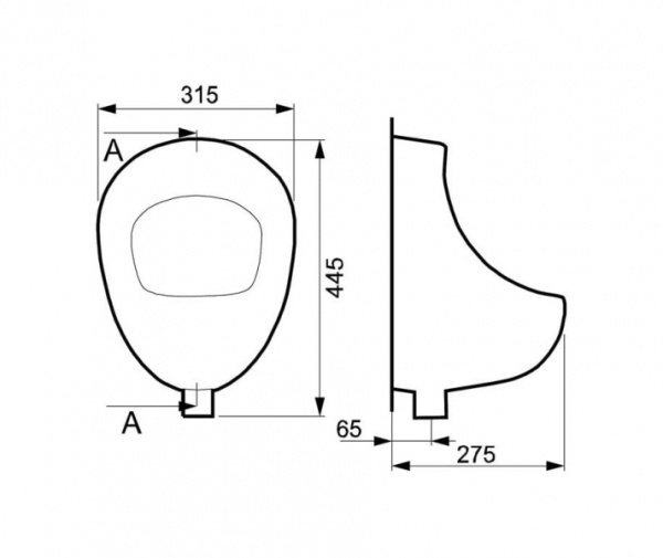 Писсуар Cersanit President P-PI-P101