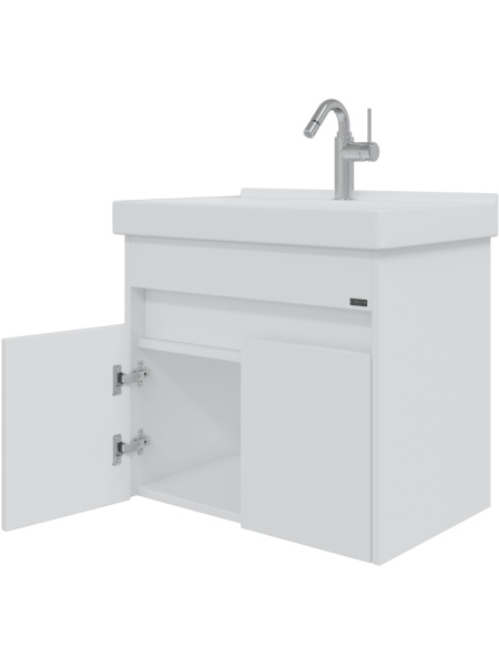 Тумба под раковину СаНта Мира 60 700475 белая, без раковины