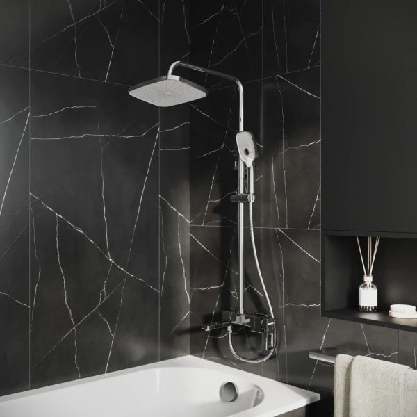 Душевая система Grossman Pragma 500.K35.03.100 хром глянцевый Душевая система Grossman Pragma 500.K35.03.100 хром глянцевый