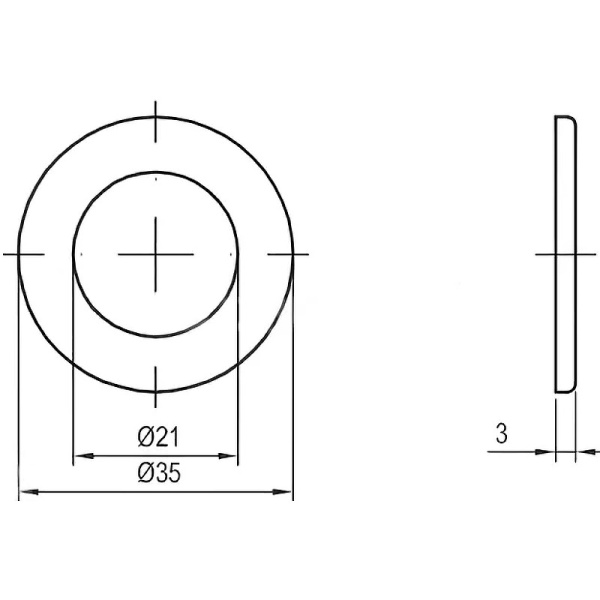 Накладка для перелива Ravak RF1 X01807 Накладка для перелива Ravak RF1 X01807