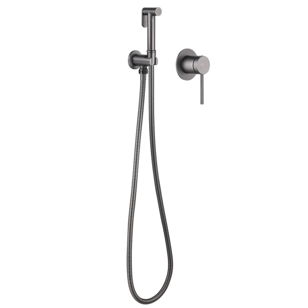 Смеситель ABBER Emotion AF8825NG с гигиеническим душем, никель Смеситель ABBER Emotion AF8825NG с гигиеническим душем, никель