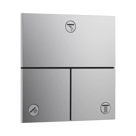 Переключатель потоков на 3 положения Hansgrohe ShowerSelect Comfort E 15573000 хром