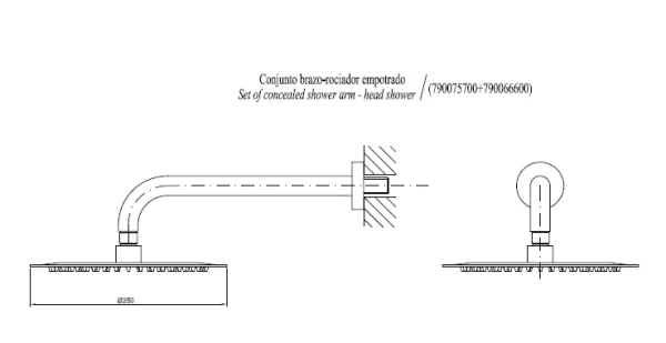 Верхний душ Teka SPA 2 790066600