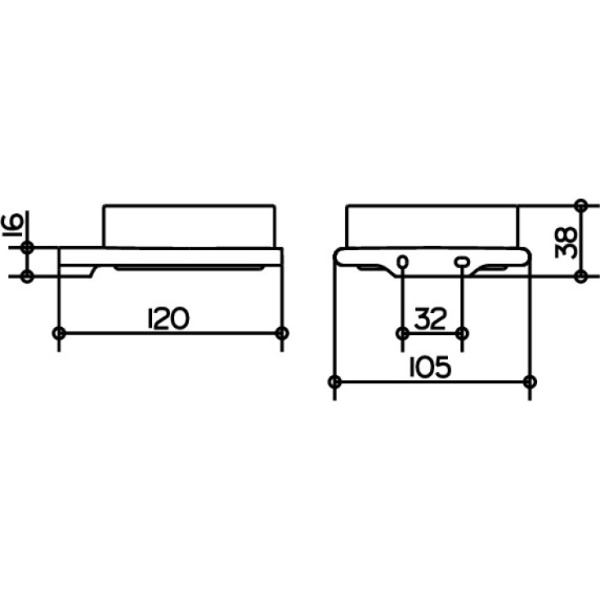 Полка Keuco Edition 400, 11549019000