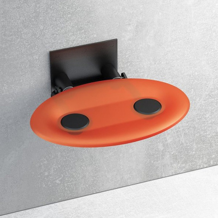 Сиденье для душа Ravak Ovo P Orange/Black B8F0000044