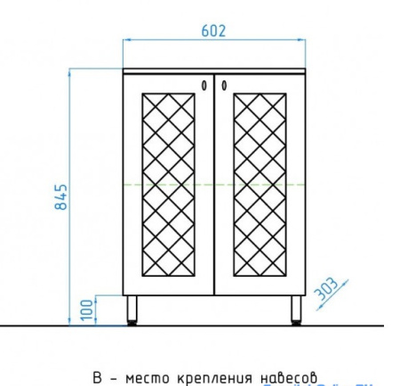 Комод напольный Style Line Канна 60 ЛС-00000340 Белый