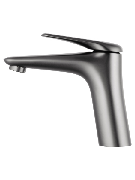 Смеситель для раковины WONZON & WOGHAND Elbe, темный графит WW-A41222-BGG