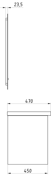 Зеркало (71х85)  ASB-Mebel Марика 70 12224