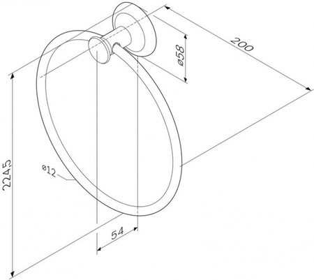 Кольцо для полотенец Am.Pm Like A8034400