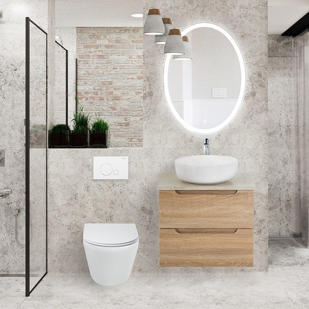 Комплект унитаза с инсталляцией BelBagno BB8001CHR/SC/BB002-80/BB005-PR-CHROME