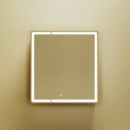 Зеркало-шкаф с подсветкой (69х74) Sancos Mirror MI70ECH