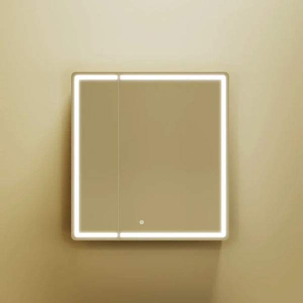 Зеркало-шкаф с подсветкой (69х74) Sancos Mirror MI70ECH