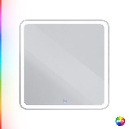 Зеркало c RGB подсветкой (80х80) Cezares CZR-SPC-MC-800-800-RGB-TCH