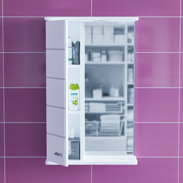 Зеркальный шкаф (50х76)  СаНта Омега 50  107001