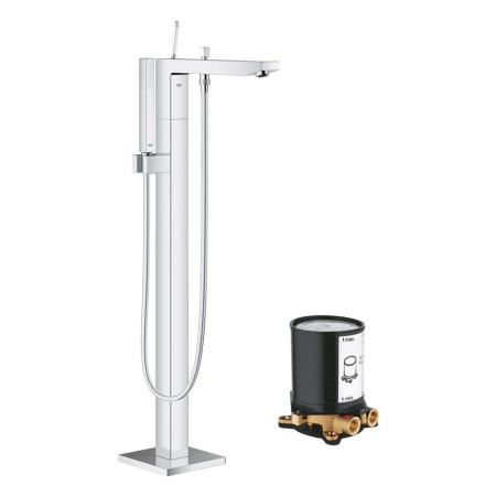 Смеситель наполный для ванны Grohe Eurocube Joy 23667 001 (23667001)