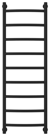 Полотенцесушитель Водяной Выгнутая Сунержа Галант + (120х40) Матовый Черный 31-0200-1240