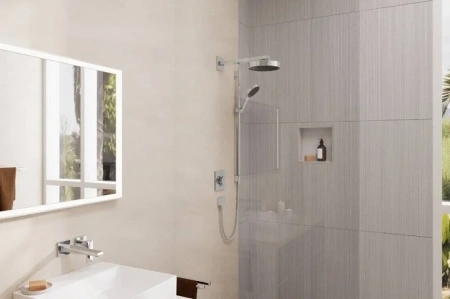 Термостат для душа на 2 потребителя Hansgrohe ShowerSelect Comfort E 15572000 хром 