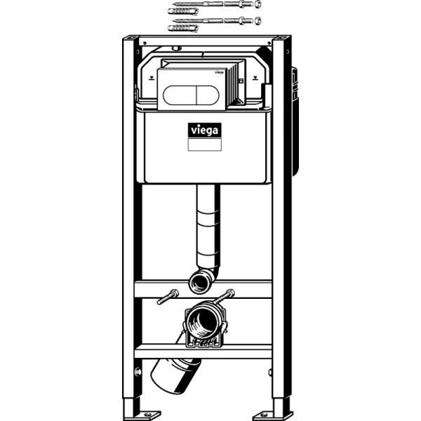 Инсталляция для унитаза Viega Prevista Dry 792831