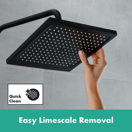 Верхний душ Hansgrohe Crometta E 240 1jet 26726670 черный матовый