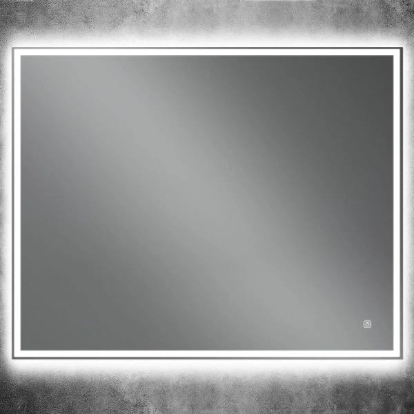 Зеркало с подсветкой и часами Art&Max Catania AM-Cat-1000-800-DS-F