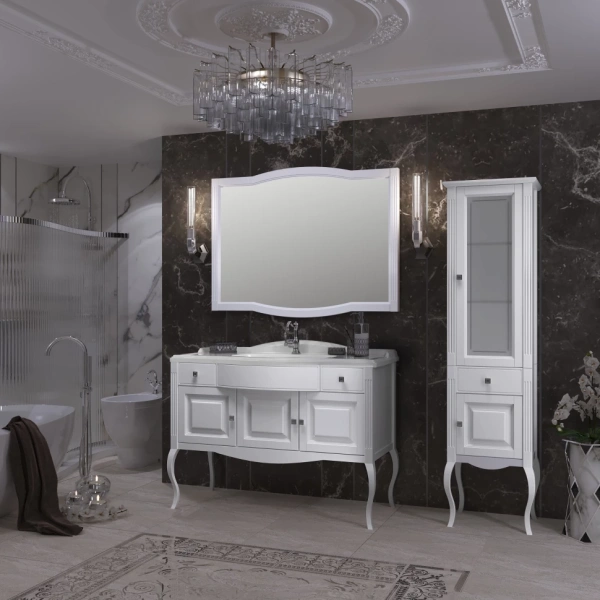 Пенал Opadiris Лаура, цвет белый без патины, правый Z0000012757