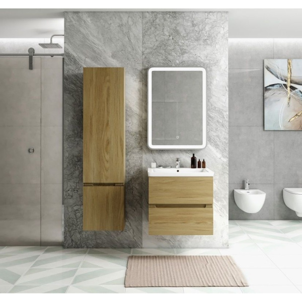 Пенал подвесной Art&max AM-Techno-1600-AC-SO-LW674-R Дуб мадейра янтарь