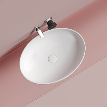 Раковина накладная (50,2х36,3) Ceramica Nova ELEMENT CN6056MW матовая