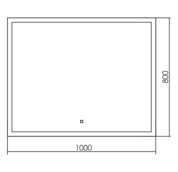 Зеркало (100х80) Silver Mirrors Гуверт ФР-1539