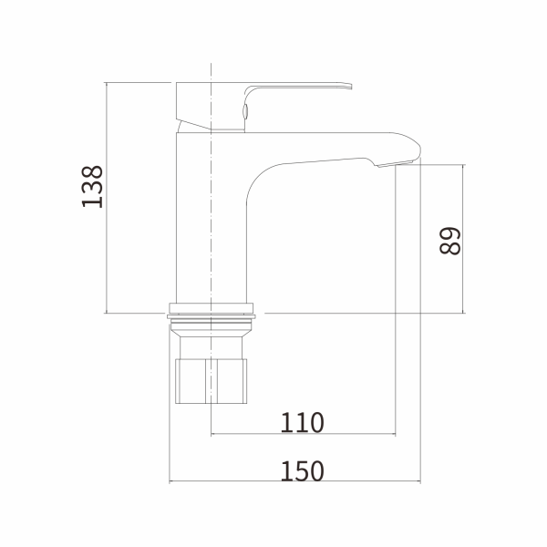 Смеситель для раковины FASHUN A1082-8