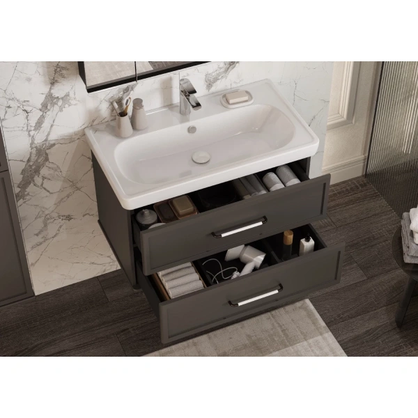 Тумба под раковину Aquaton Нео-Классика 85 1A286301NCR30 мускат (без раковины)